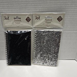 Black and Silver Little Notebooks (1 of each)